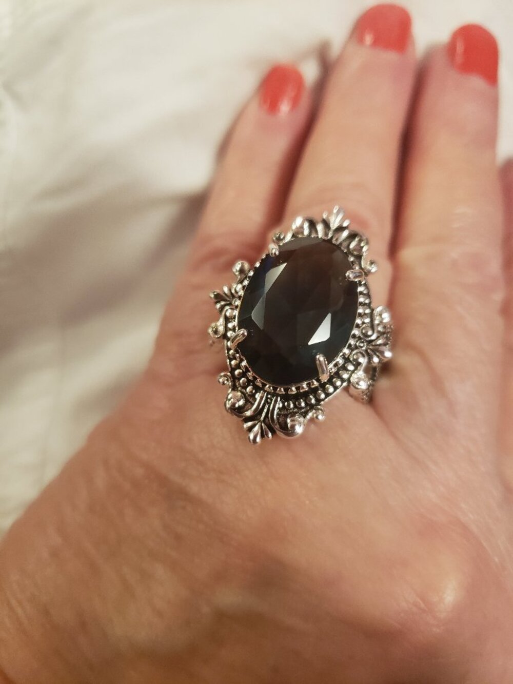 Vintage style cocktail Ring.